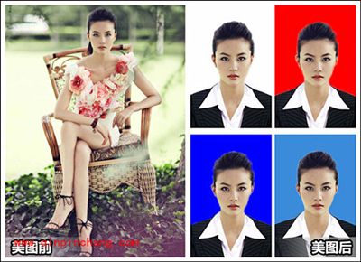 生活照变身证件照,美图秀秀轻松实现