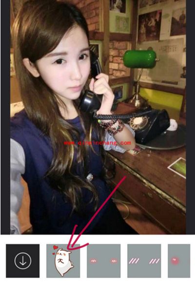 天天P图萌萌哒贴纸使用图文教程