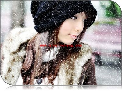 怎么制作雪景图？彩影打造雪景图片教程