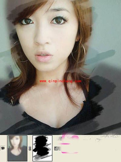 如何用PS打造玻璃擦拭梦幻效果图