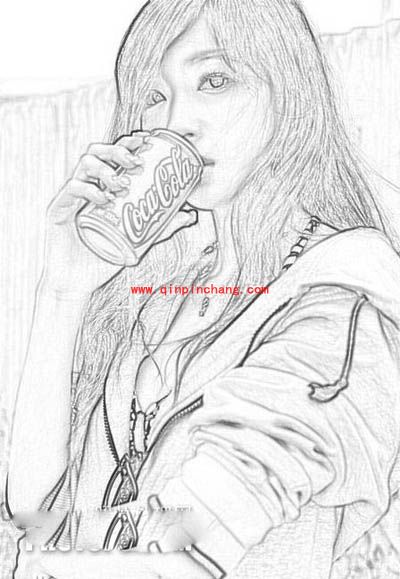 不用动手,PS帮你塑造完美素描画