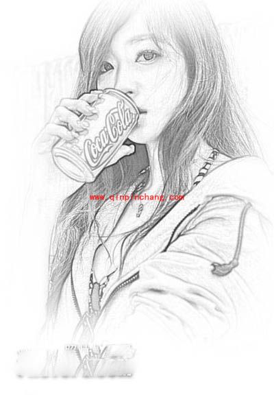 不用动手，PS帮你塑造完美素描画