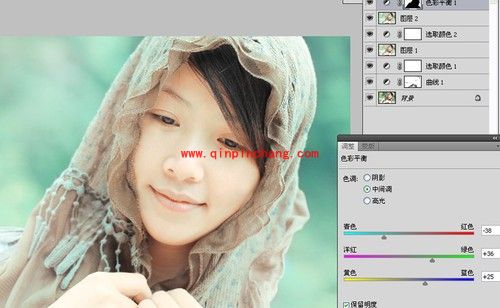 PS让你瞬间化身小资女
