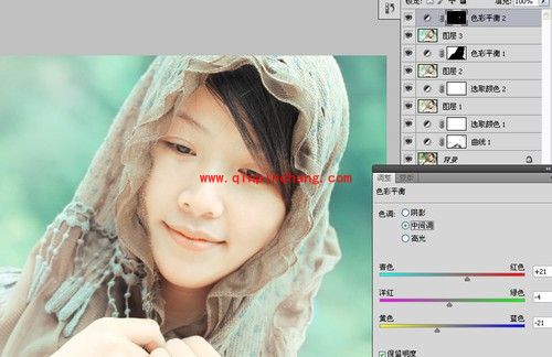 PS让你瞬间化身小资女