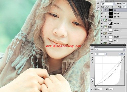 PS让你瞬间化身小资女