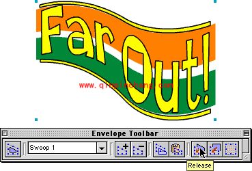 FreeHand教程之创建带透视效果的变形封套