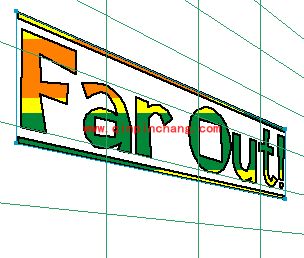 FreeHand教程之创建带透视效果的变形封套