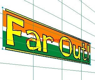 FreeHand教程之创建带透视效果的变形封套