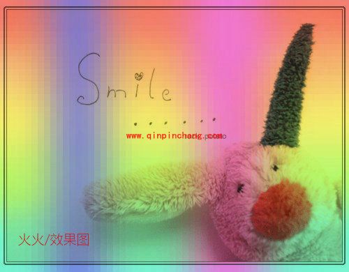 iSee图片专家如何制作彩虹糖果效果图