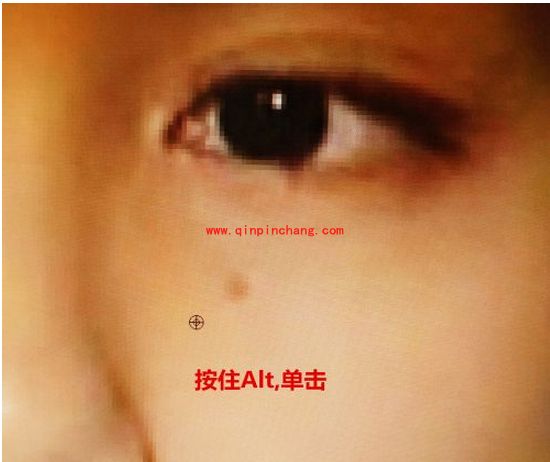 PS使用小妙招:快速去除脸上的痘痘