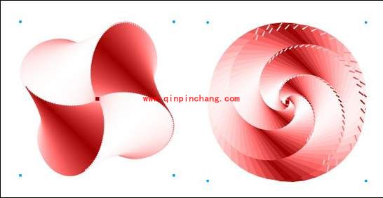 Freehand MX教程之挤压工具做图案技巧
