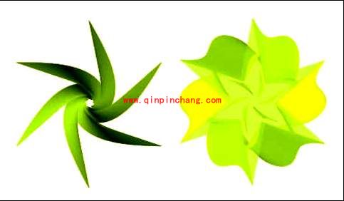 Freehand MX教程之挤压工具做图案技巧