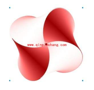 Freehand MX教程之挤压工具做图案技巧