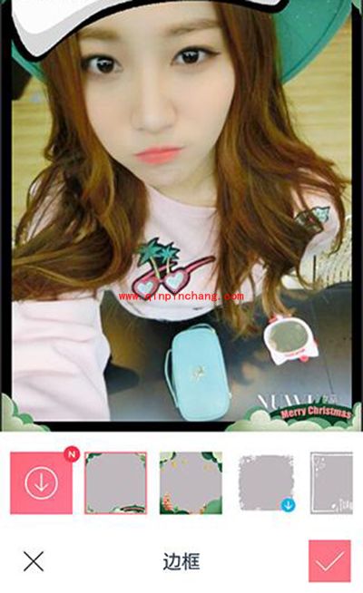 天天P图怎么制作圣诞节装扮