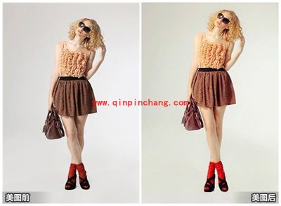 瘦高完美身材,美图秀秀轻松塑造出来