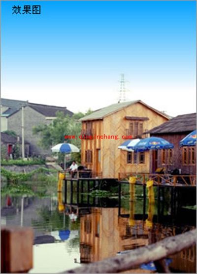 怎么修出蓝色的天空图?彩影快速修蓝天照片教程