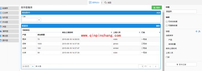 简道云进行专柜管理的图文演示