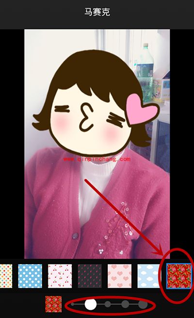 美图秀秀怎么换花棉袄