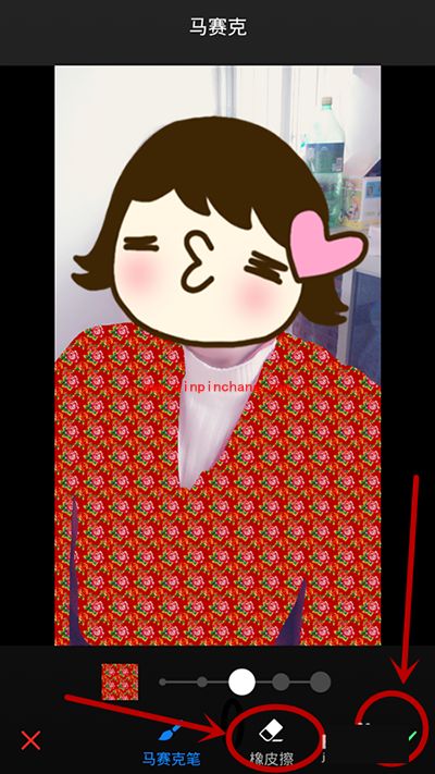 美图秀秀怎么换花棉袄