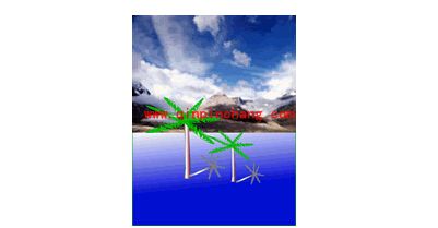 FreeHand教程之海边椰树