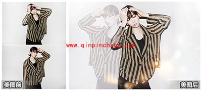 美图秀秀做出双重曝光效果方法