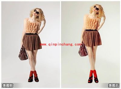 美图秀秀怎么将腿拉长