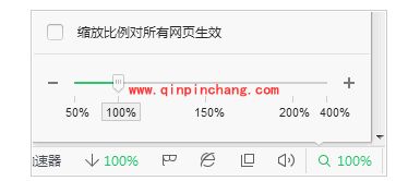 360、百度浏览器缩放网页上的字体大小