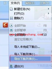 迅雷7实用技巧之导出下载任务