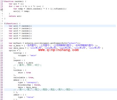 echarts怎么制作数据图?百度echarts的图文教程