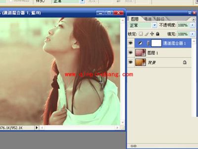 photoshop通道教程之将图片调亮