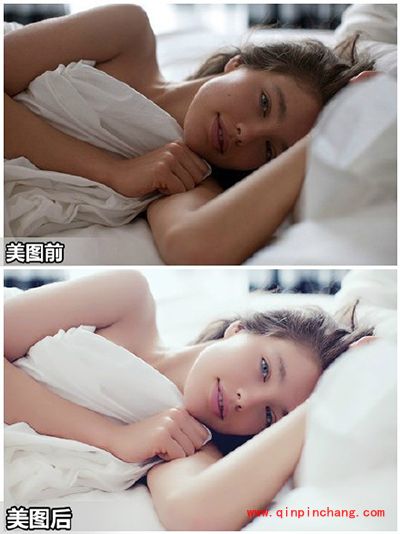 用美图秀秀让睡醒的照片变得诱人的方法