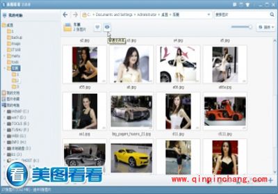 美图看看高度还原车展香车美妞