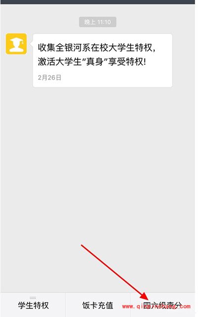 支付宝怎么查四六级成绩