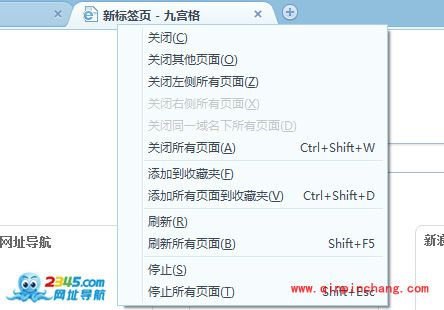 2345智能浏览器标签功能的使用教程