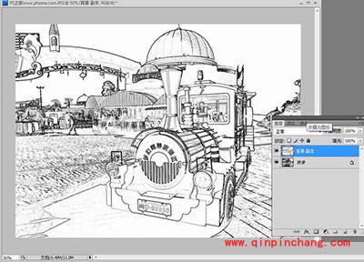 ps将照片处理成彩色铅笔画效果的方法