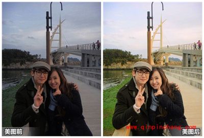 美图秀秀修复情侣照，让爱灿烂起来