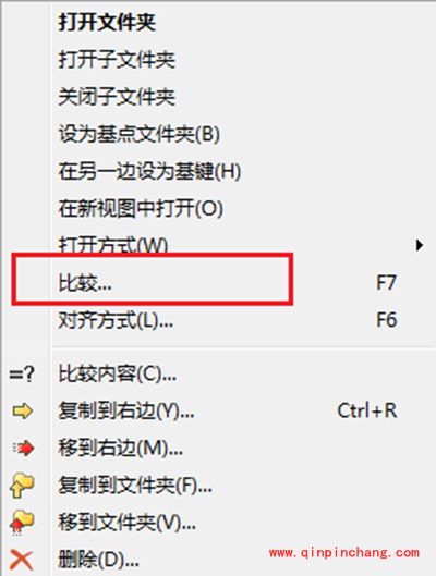 Beyond Compare比较不同名称子文件夹方法