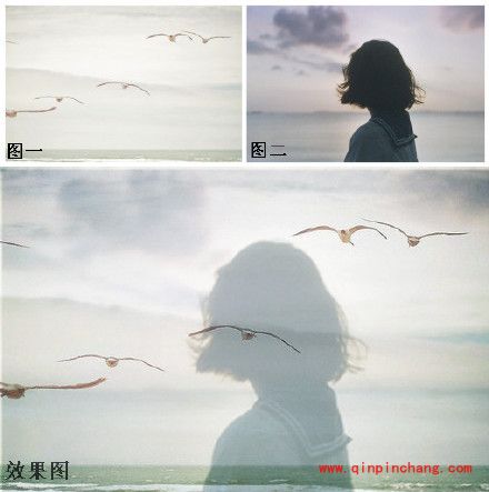 美图秀秀图片处理教程之双重曝光处理