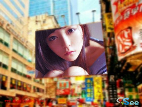 iSee图片专家怎么制作地铁清纯广告MM