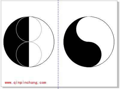 CorelDRAW X7制作太极图案的图文教程