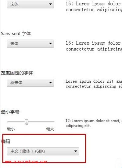谷歌Chrome浏览器更换网页编码格式方法