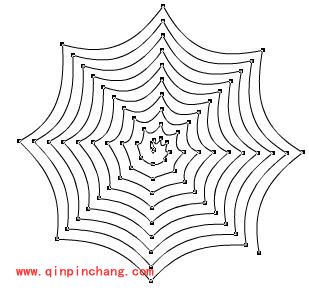 freehand教程之三招两式创建蜘蛛网