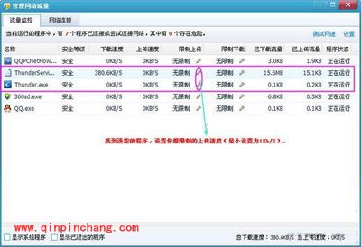 腾讯电脑管家管理网络流量的厉害