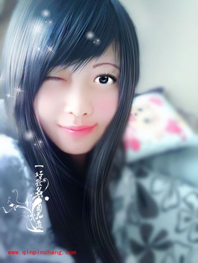 PS手绘图处理教程之绘出清晰的发丝