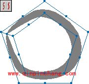 Freehand教程之创建精美的空心封套图案