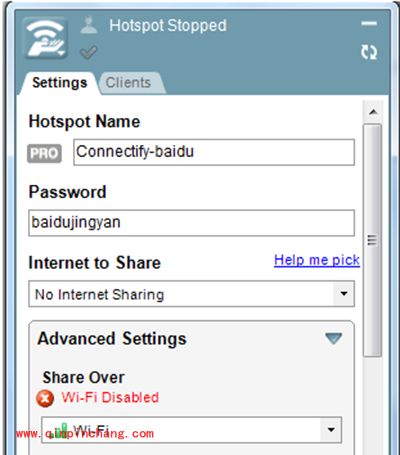 connectify怎么设置?connectify设置无线共享方法