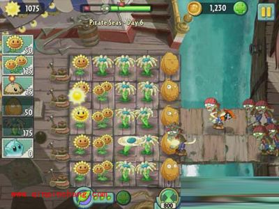 植物大战僵尸2中海盗湾第6关过关秘籍