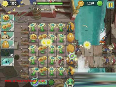 植物大战僵尸2中海盗湾第6关过关秘籍
