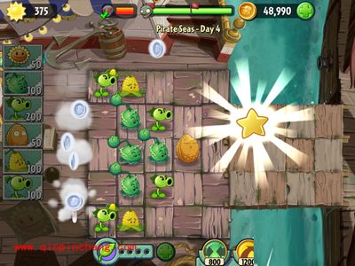 植物大战僵尸2中海盗湾第四关的闯关秘籍