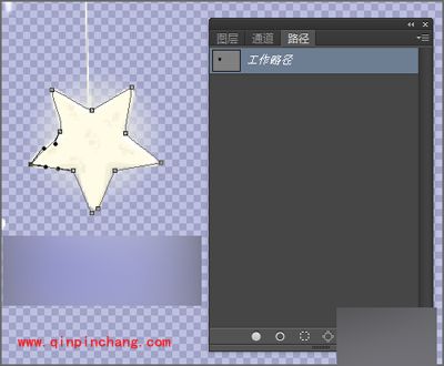 photoshop制作发光的五角星星教程